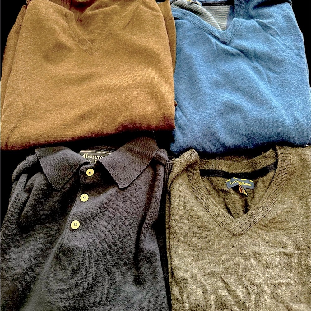 Sweater bundle, gap, Abercrombie and club room